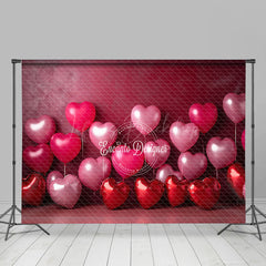 Lofaris Red Romantic Love Balloon Valentines Day Backdrop