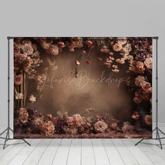 Lofaris Retro Abstract Old Master Floral Room Set Backdrop