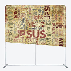 Lofaris Retro Parchment Jesus Christ Pillow Case Backdrop