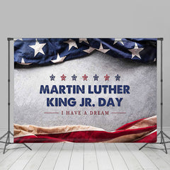 Lofaris Retro Usa Flag I Have A Dream Happy Mlk Day Backdrop