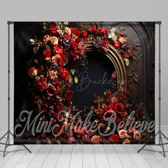 Lofaris Retro Wall Floral Valentines Vibe Room Set Backdrop