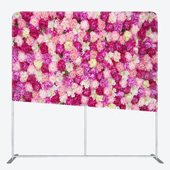 Lofaris Romantic Dense Bloom Floral Pillow Case Backdrop