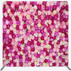 Lofaris Romantic Dense Bloom Floral Pillow Case Backdrop