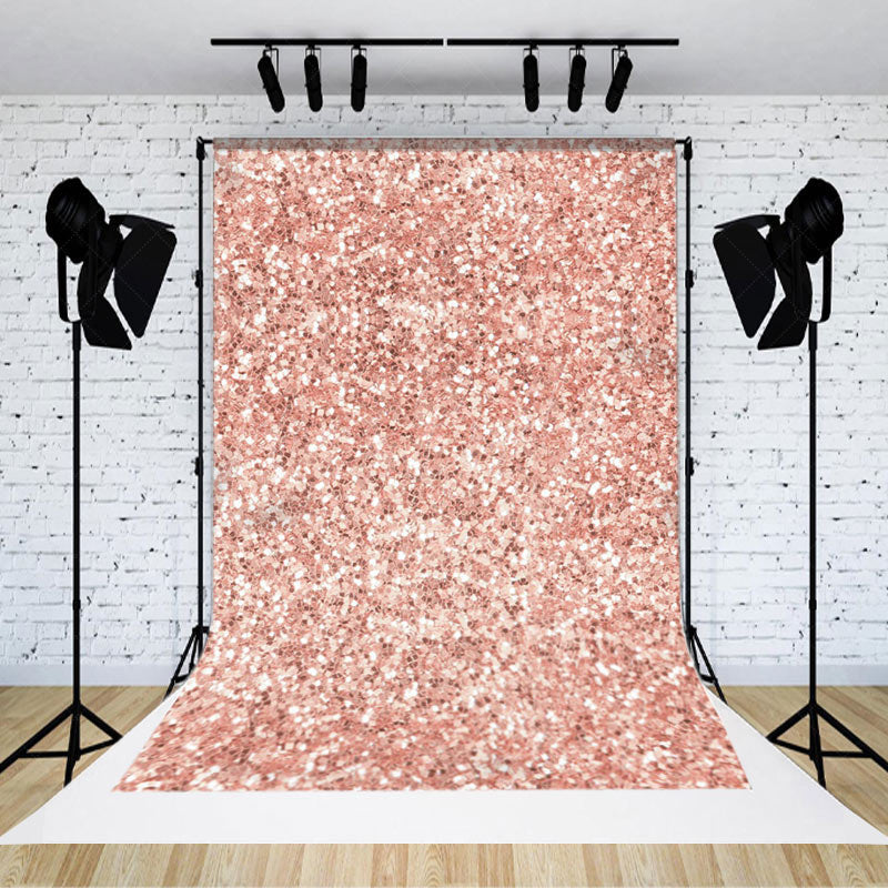 Lofaris Romantic Rose Gold Twinkling Photography Backdrop