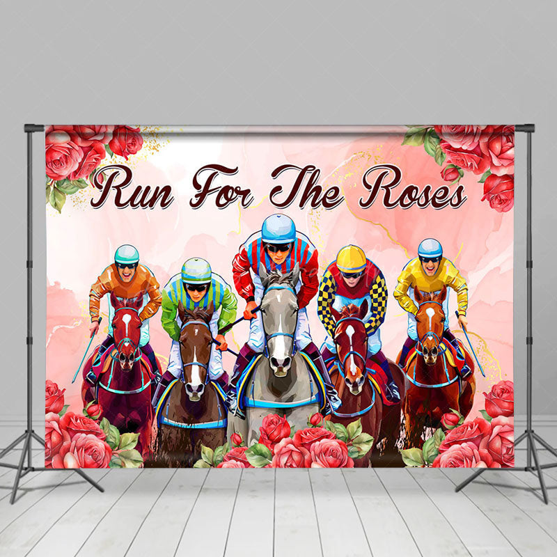 Lofaris Romantic Run For The Roses Kentucky Derby Backdrop