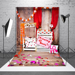 Lofaris Romantic Valentines Day Decor Heart Shaped Backdrop