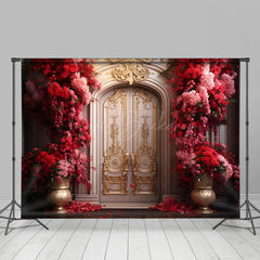 Lofaris Rose Arch Luxury Door Valentines Room Set Backdrop