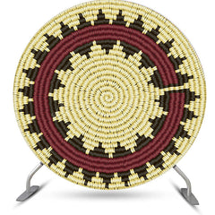 Lofaris Round Beige Navajo Marriage Basket Wedding Backdrop