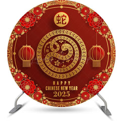 Lofaris Round Chinese Year Of The Snake New Backdrop