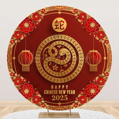 Lofaris Round Chinese Year Of The Snake New Backdrop