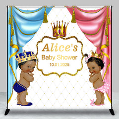 Lofaris Royal Prince Princess Custom Baby Shower Backdrop