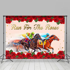 Lofaris Run For The Roses Happy Kentucky Derby Backdrop