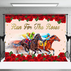 Lofaris Run For The Roses Happy Kentucky Derby Backdrop