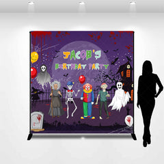 Lofaris Scary Halloween Ghost Custom Birthday Party Backdrop