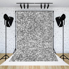 Lofaris Silver White Dots Twinkling Photography Backdrop