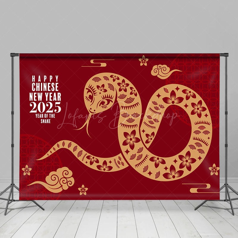 Lofaris Simple Vibe Lunar Year Of The Snake Holiday Backdrop