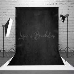 Lofaris Solemn Black Abstract Texture Photography Backdrop