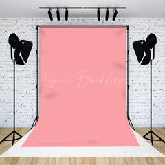 Lofaris Solid Elegant Pink Portrait Photography Backdrop