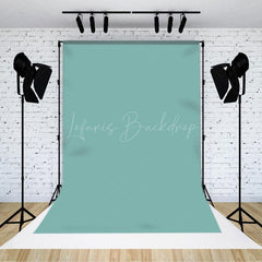 Lofaris Solid Green Color Portrait Photography Backdrop