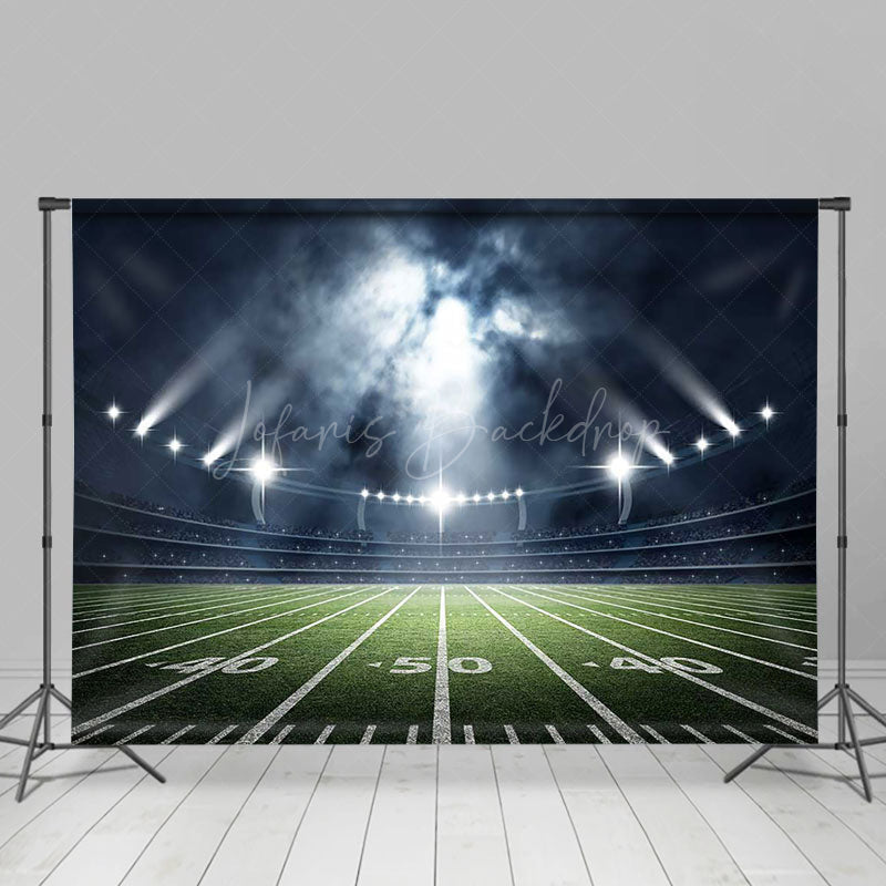 Lofaris Sparkle Spotlight Sports Field Nfl Playoffs Backdrop