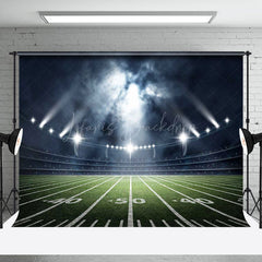 Lofaris Sparkle Spotlight Sports Field Nfl Playoffs Backdrop