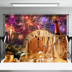 Lofaris Sparkling New Years Eve Celebration Shiny Holiday Backdrop