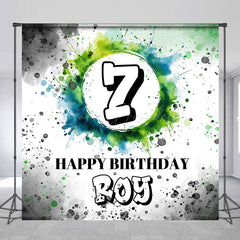 Lofaris Splash Watercolor Sport Custom Name Birthday Backdrop