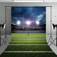 Lofaris Spotlight Green Field Nfl Sports Sweep Backdrop