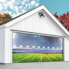 Lofaris Spotlights Football Sport Stadium Garage Door Banner