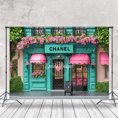 Lofaris Spring Green Pink Chanel Store Architecture Backdrop