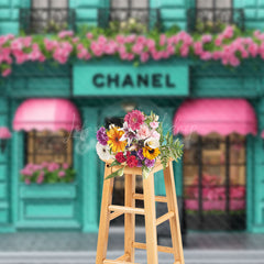 Lofaris Spring Green Pink Chanel Store Architecture Backdrop