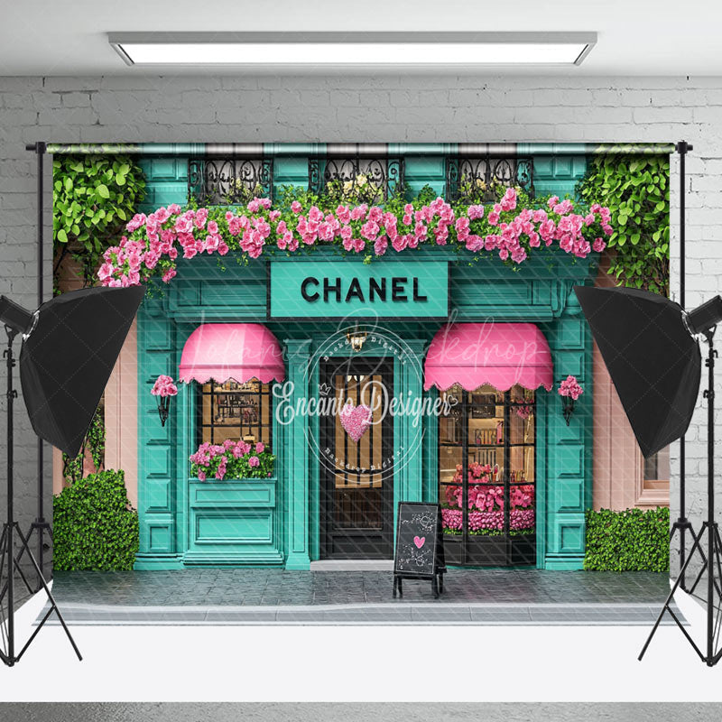 Lofaris Spring Green Pink Chanel Store Architecture Backdrop