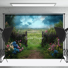 Lofaris Spring Natural Garden Fence Floral Wedding Backdrop