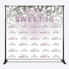 Lofaris Step And Repeat Custom Name Sweet 16 Birthday Backdrop