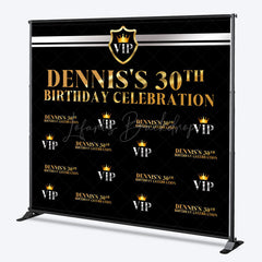 Lofaris Step And Repeat Vip Custom Name 30th Birthday Backdrop