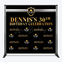 Lofaris Step And Repeat Vip Custom Name 30th Birthday Backdrop