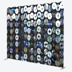 Lofaris Strung Disc Ornaments Musical Party Square Backdrop