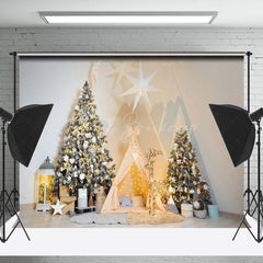 Lofaris Tent Stars Decoration Christmas Photography Backdrop