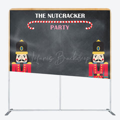 Lofaris The Nutcracker Party Christmas Pillow Case Backdrop