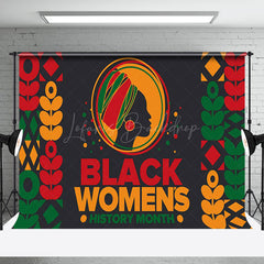 Lofaris Tribal Floral Black Womens History Month Backdrop