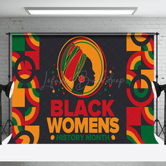 Lofaris Tribal Pattern Black Womens History Month Backdrop