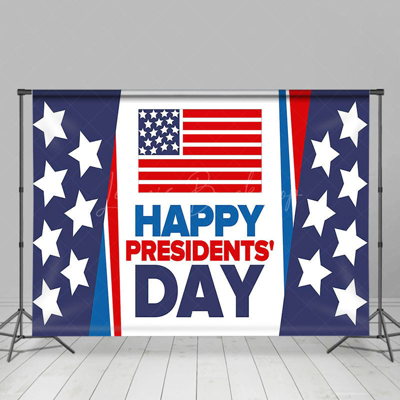 Lofaris Usa Flag Patriotic Happy Presidents Day Backdrop