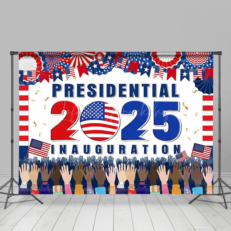 Lofaris Usa Flag Presidential 2025 Inauguration Backdrop