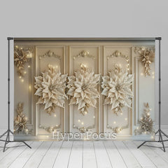 Lofaris Vintage Beige Floral Wall Light Christmas Backdrop