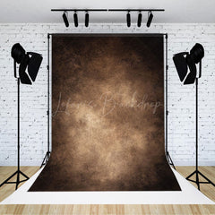 Lofaris Vintage Brown Black Fuzzy Central Spotlight Backdrop