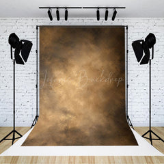 Lofaris Vintage Brown Gray Abstract Fuzzy Retro Backdrop