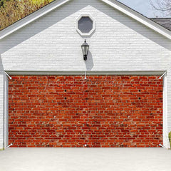 Lofaris Vintage Red Brick Wall Texture Garage Door Banner