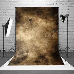 Lofaris Warm Brown Abstract Soft Fuzzy Accented Backdrop