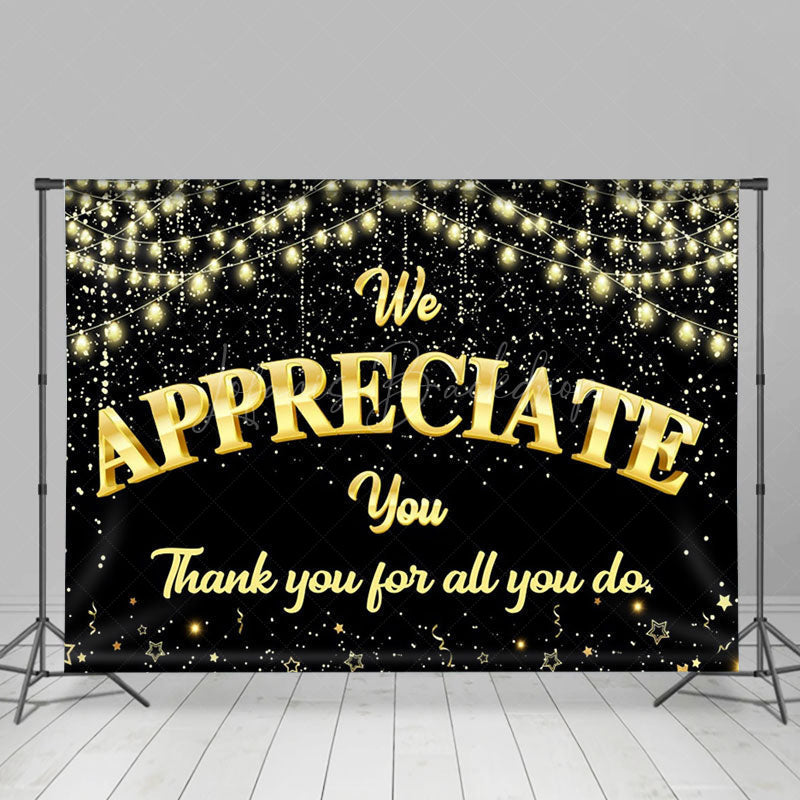 Lofaris We Appreciate You Thank All Do Retirement Backdrop