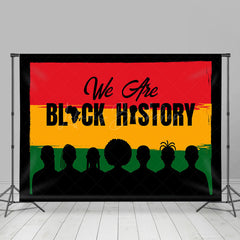 Lofaris We Are Red Yellow Green Black History Month Backdrop